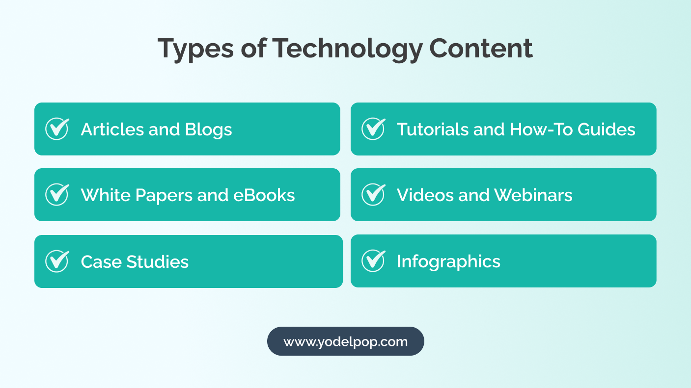 Types of Technology Content 2